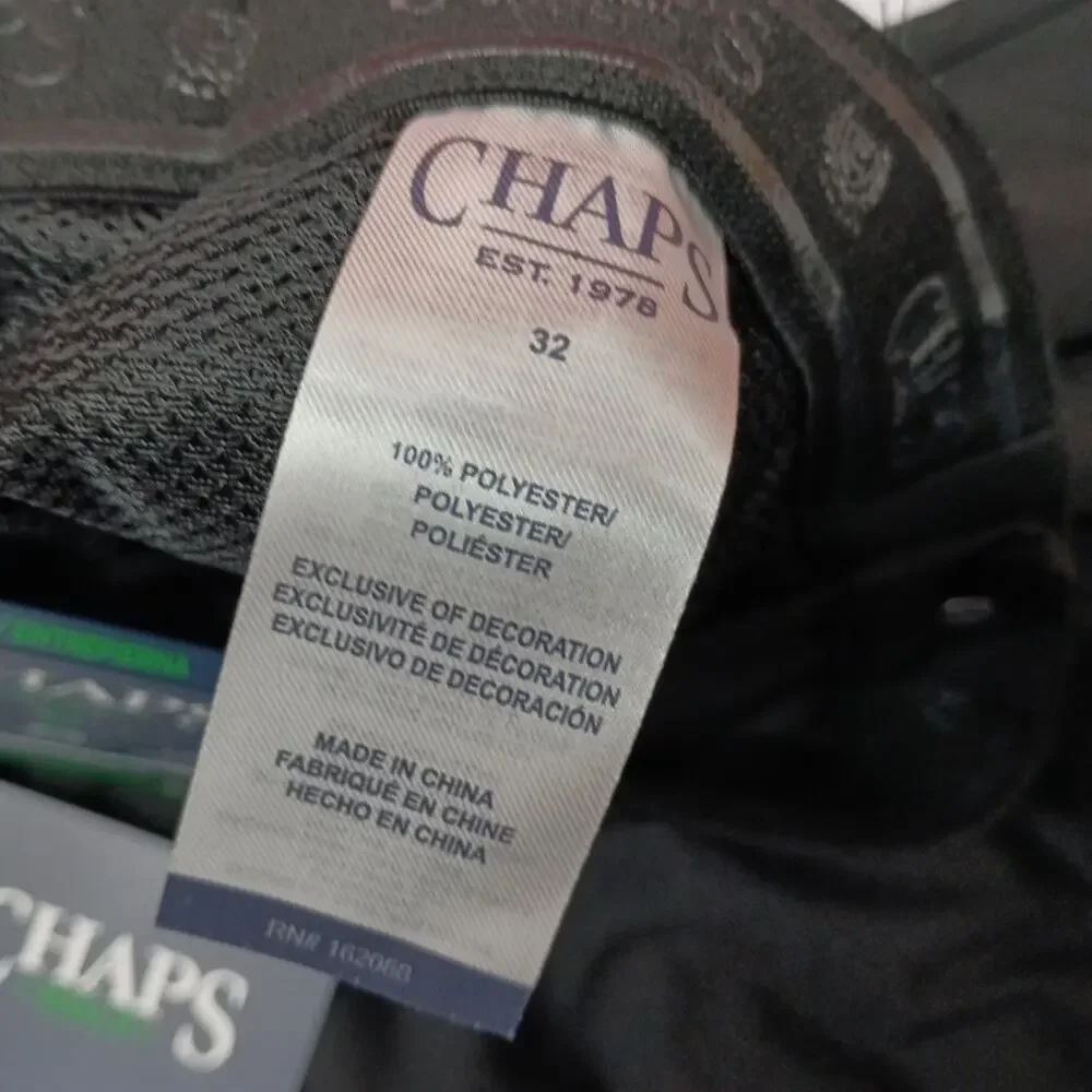 Chaps Golf Shorts Men's 32 Black Slim Fit 9